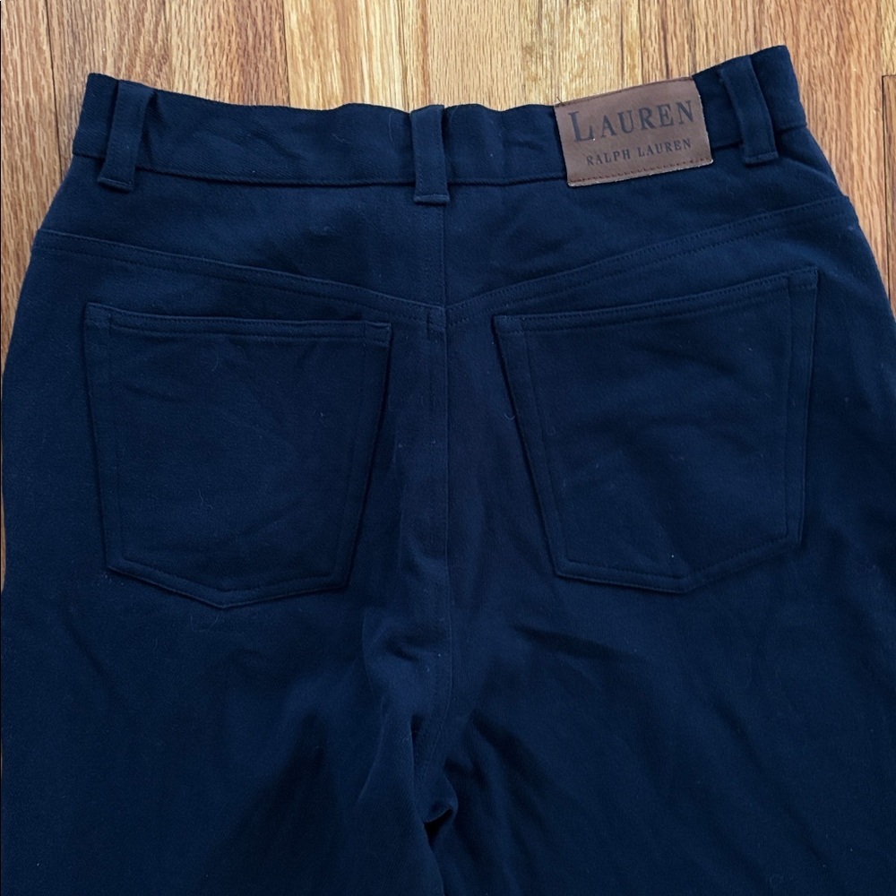Lauren by Ralph Lauren Navy Wool-Blend Pants Women’s Sz 8 Straight Leg